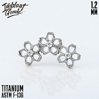 Накрутка Hollow 3 Flowers 1.2 мм